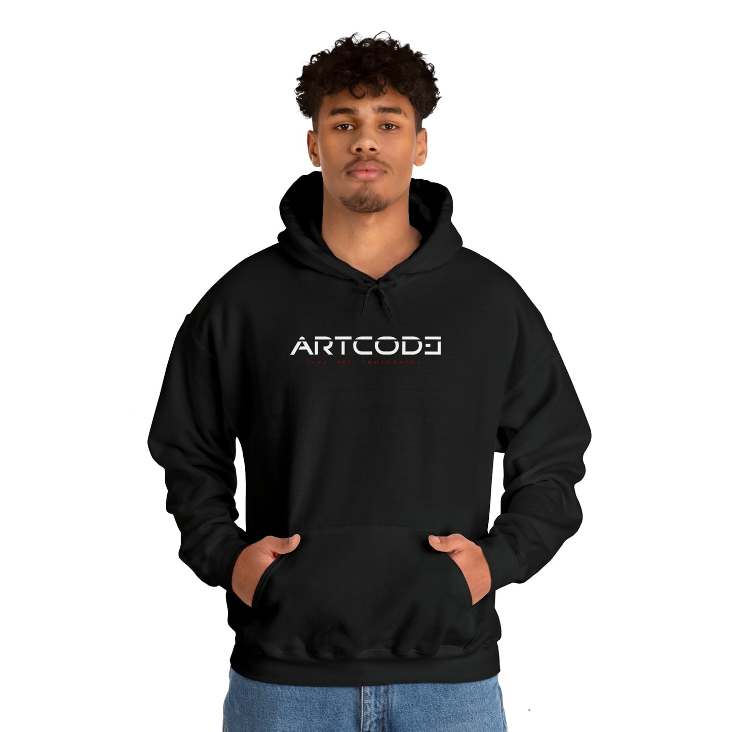 Artcode BLK (Unisex Heavy Blend™ Hooded Sweatshirt)