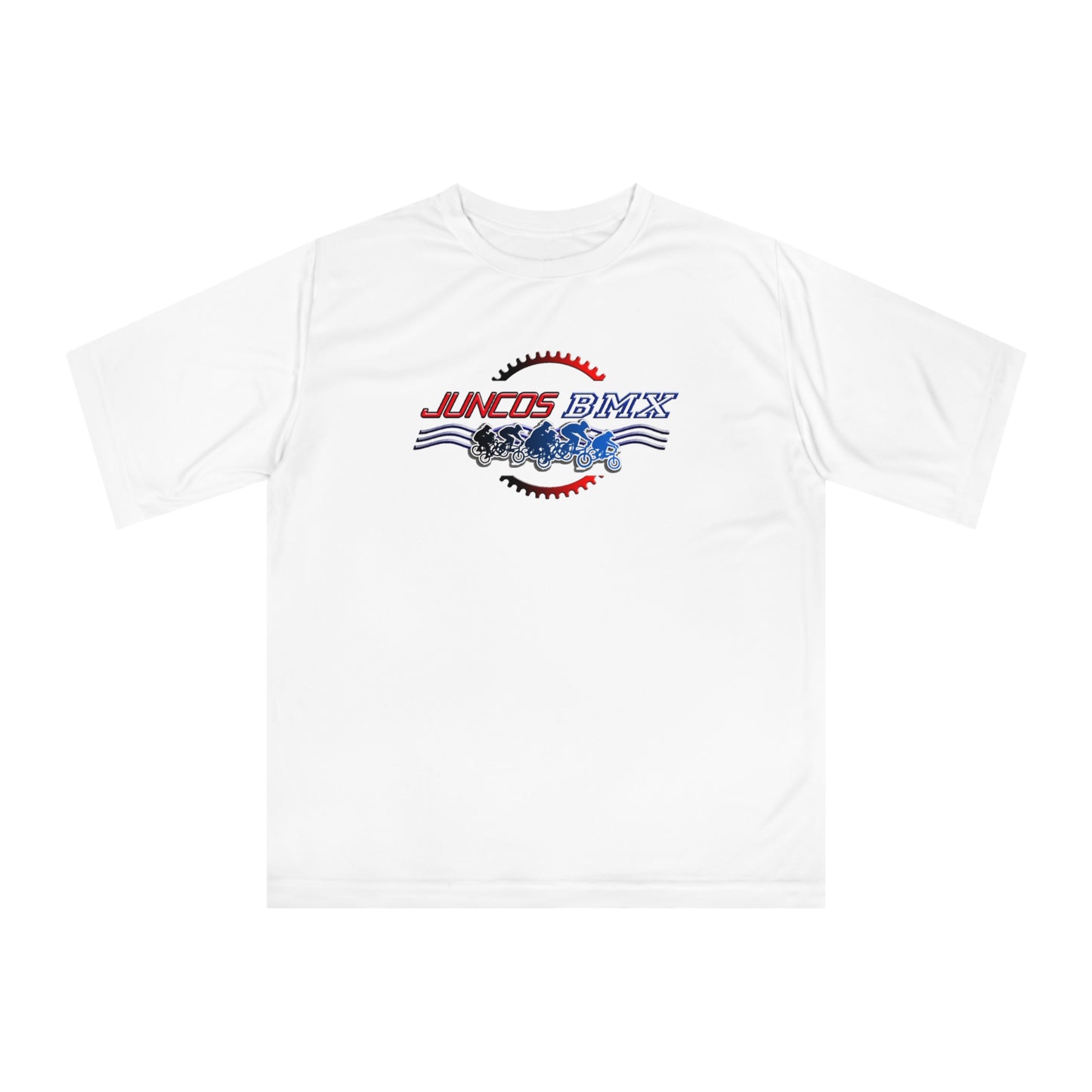 Juncos BMX Unisex Performance Code T-shirt by Artcode